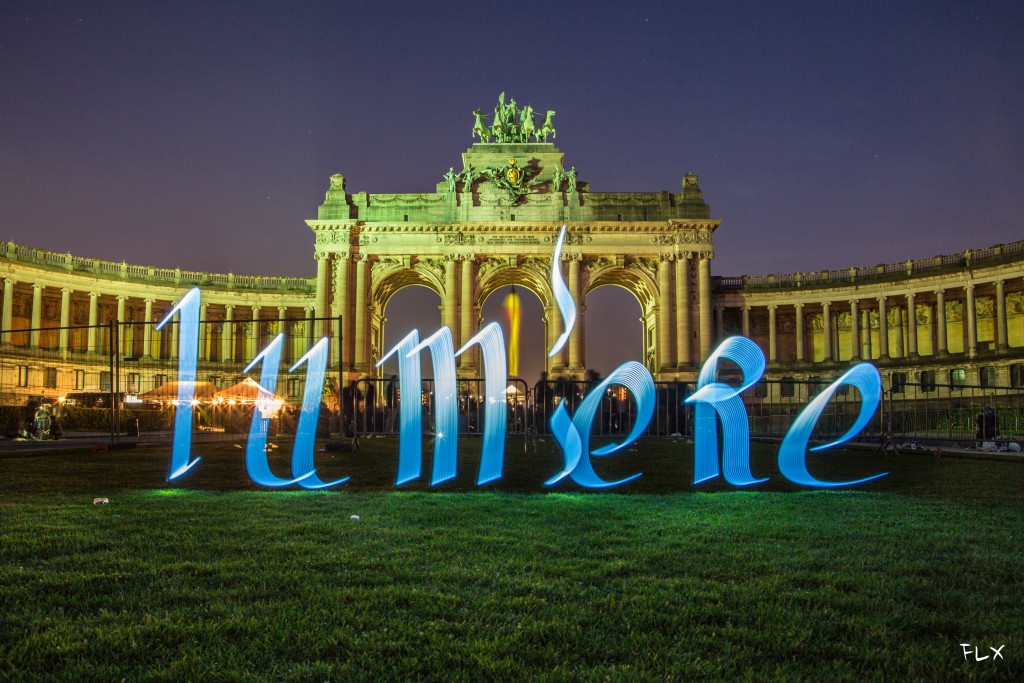 Light Calligraphy in Brussels